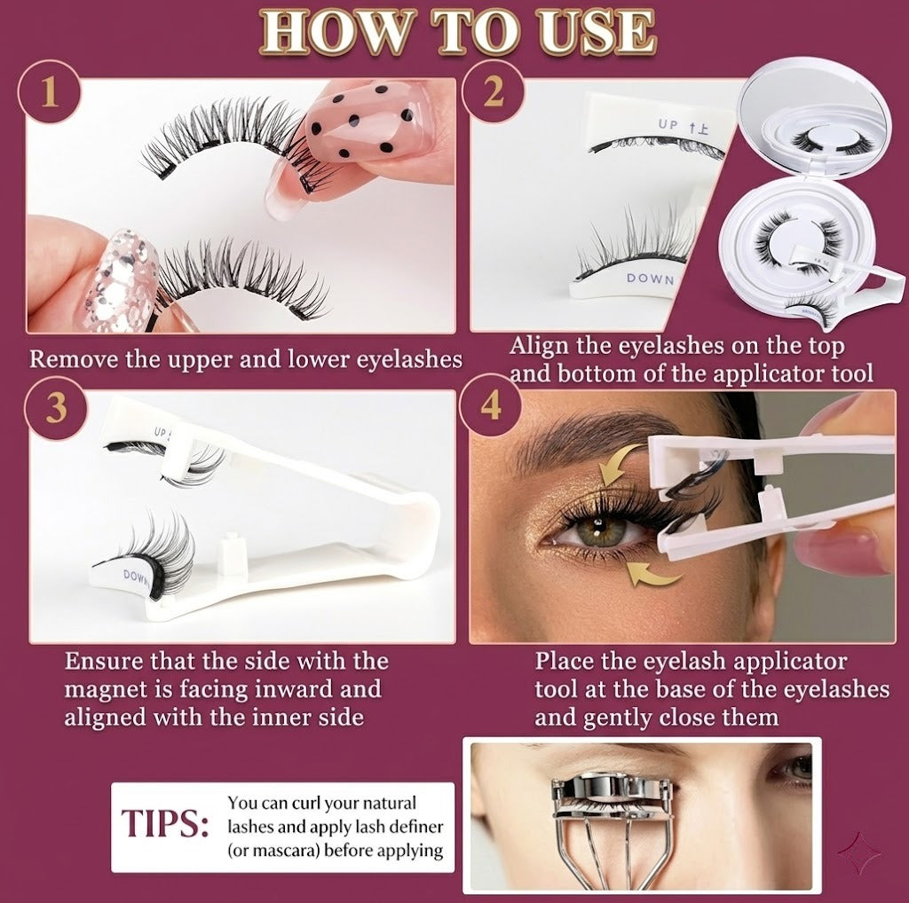 Luveyra Magnetic False Eyelashes